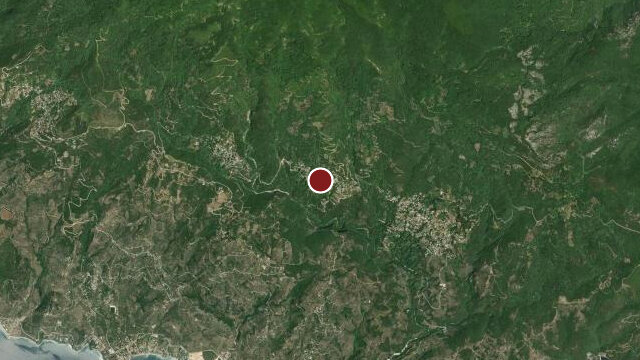 Satellite map of the start of Around Vizitsa (circular)