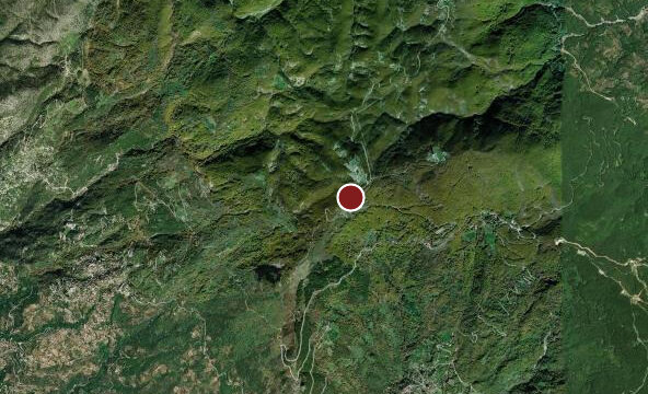 Satellite map of the start of Hania → Agriolefkes & Schidzouravli peaks (circular)