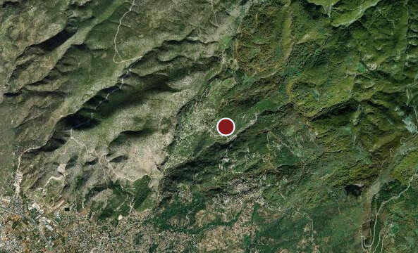 Satellite map of the start of Makrinitsa → Pliasidi → Zagora