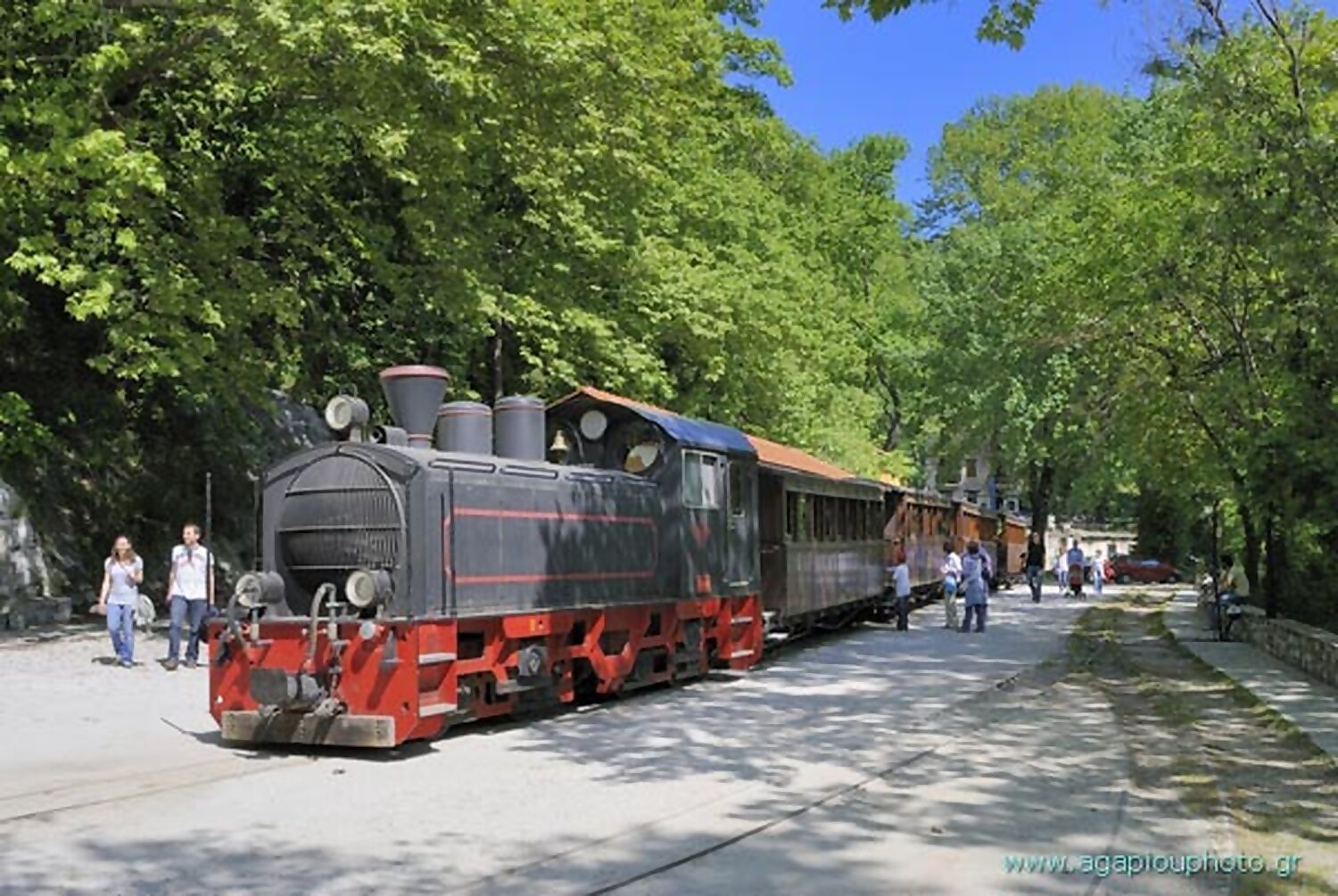 The Pelion narrow-gauge railway, landmark of the region